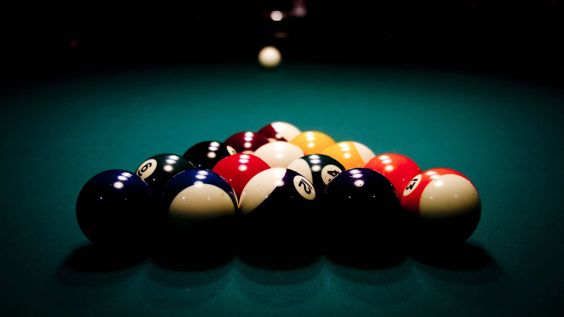 Snooker Balls Still Life Background