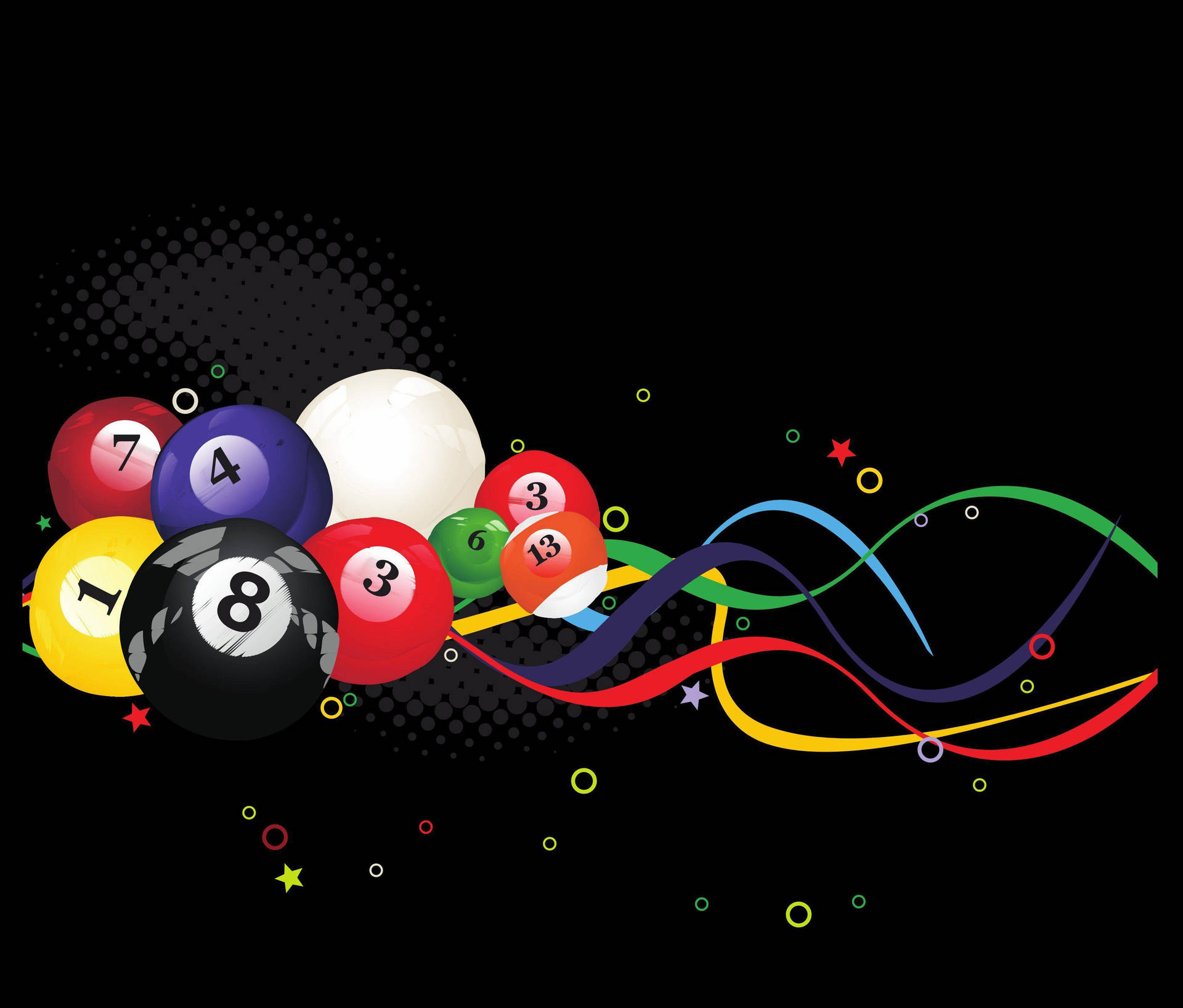 Snooker Graphic Art Background