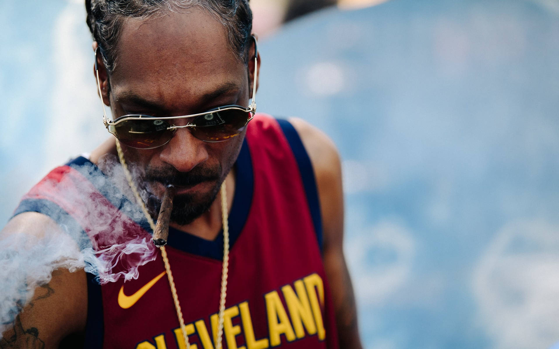 Snoop Dogg Cleveland Jersey Background