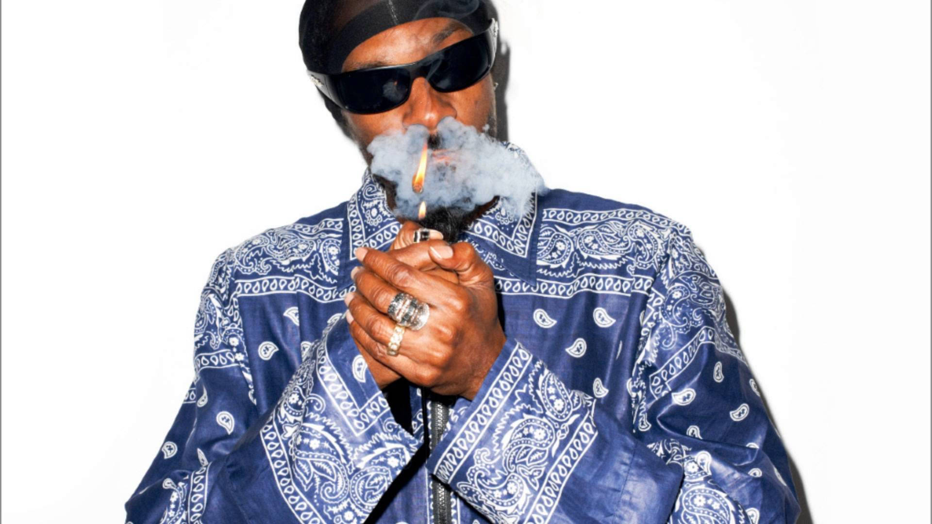 Snoop Dogg Crip Bandana Polo Background