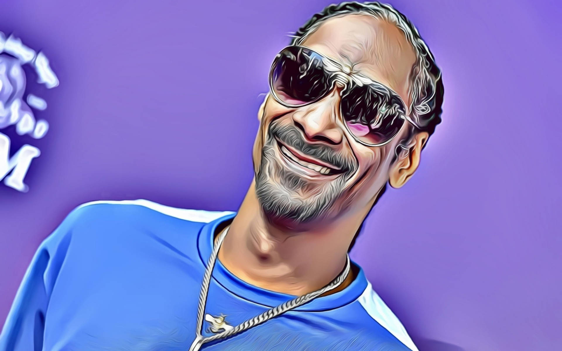 Snoop Dogg Graphic Artwork Background