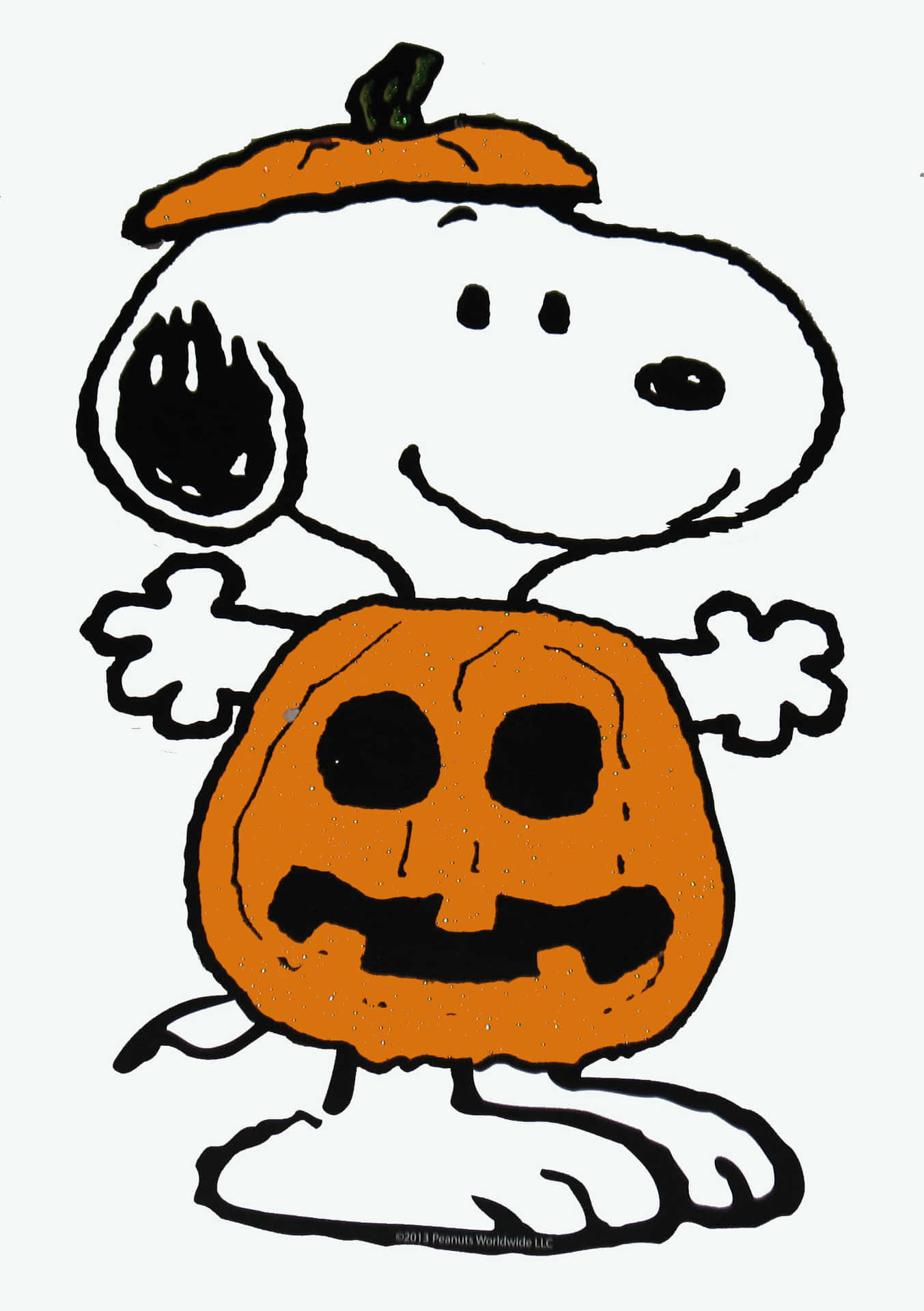 Snoopy And Woodstock Celebrate The Joy Of Fall Background