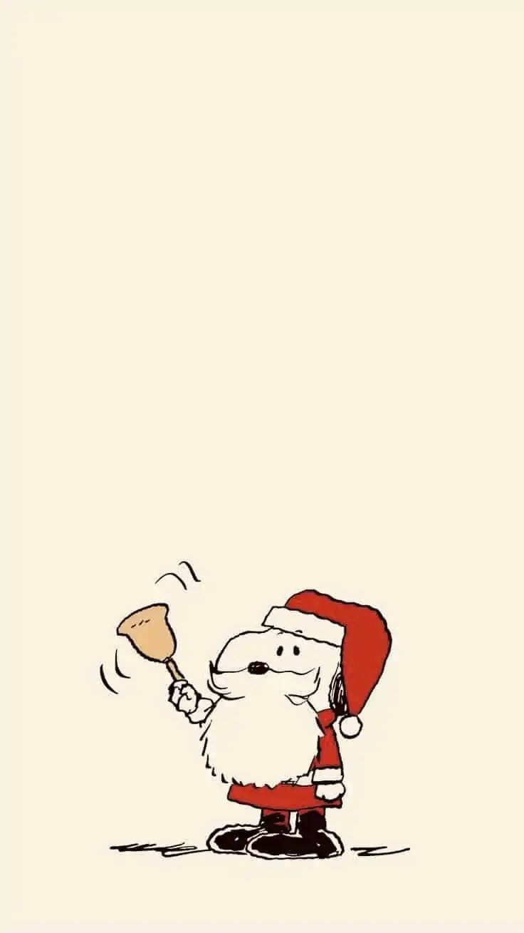 Snoopy As Santa Christmas Iphone