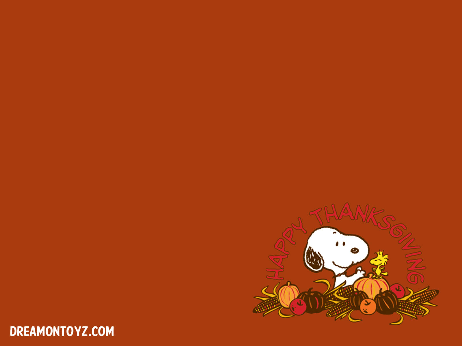 Snoopy Celebrates Thanksgiving Background