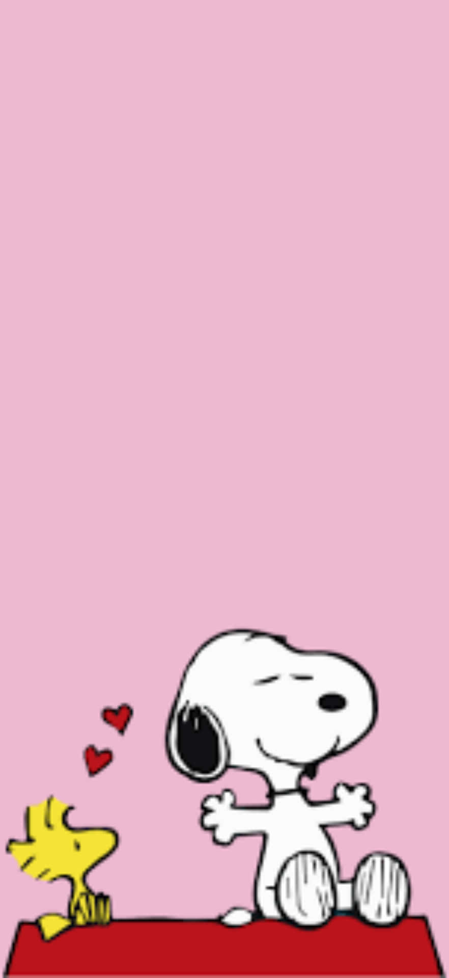 Snoopy Celebrates Valentine's Day Background