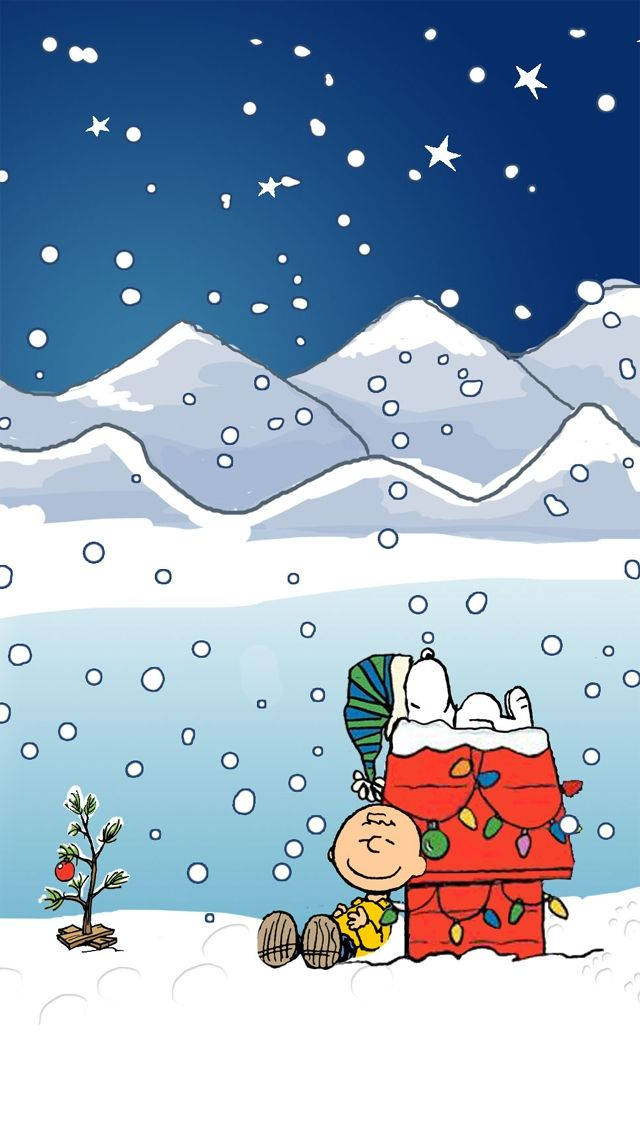 Snoopy Christmas Delight On Iphone