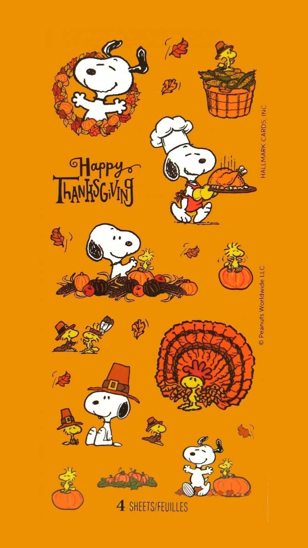 Snoopy Halloween Things Background