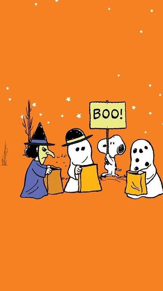 Snoopy Is Ready For Halloween Background