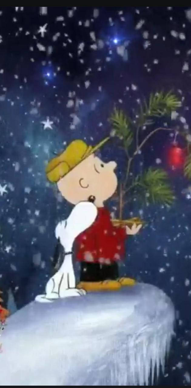 Snoopy Looking Up Christmas Iphone