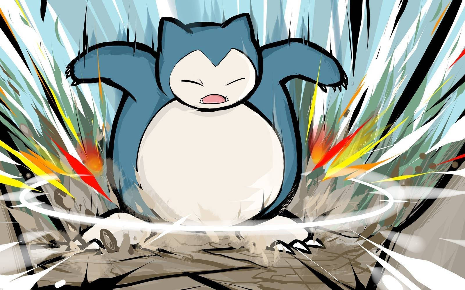 Snorlax Cartoon Network Characters Background