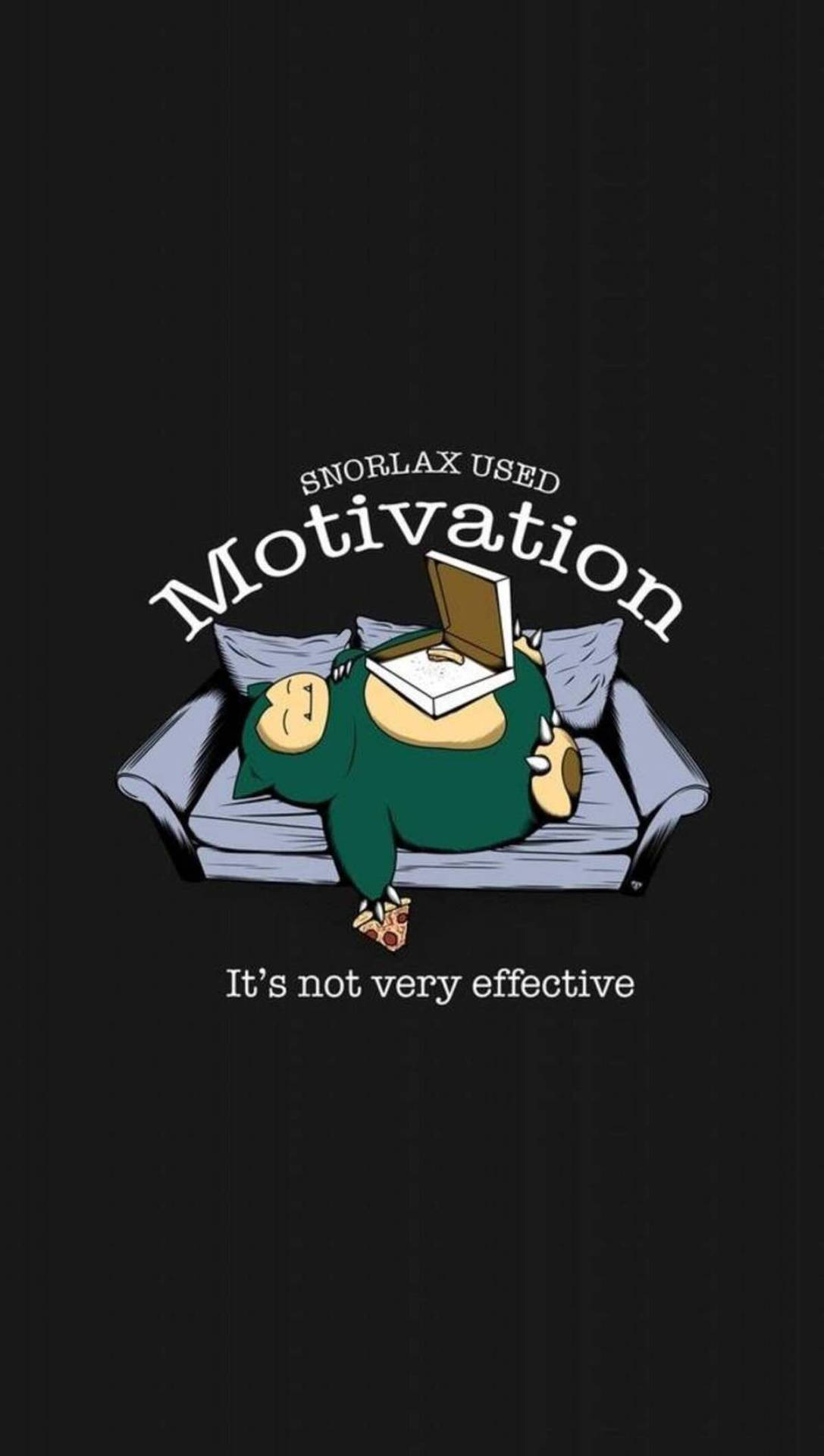 Snorlax Motivation Phone Background