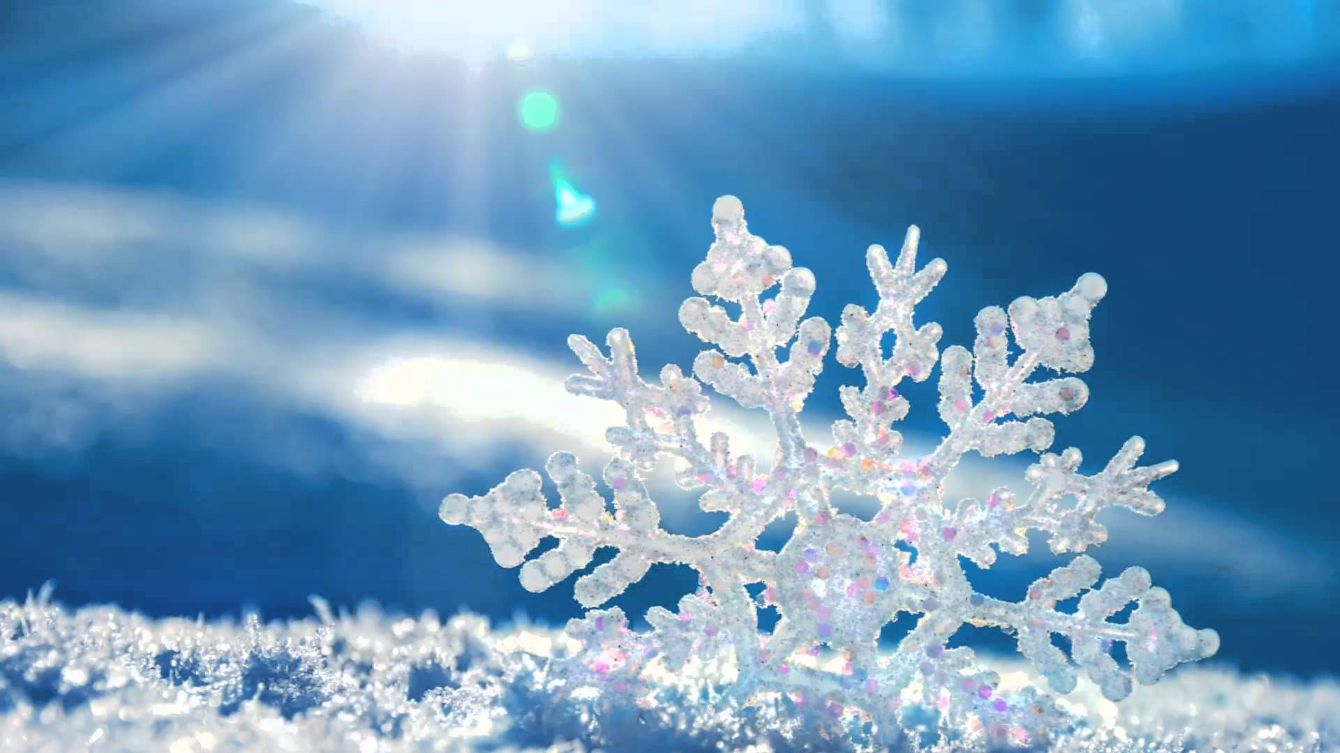 Snow Aesthetic Crystal Background