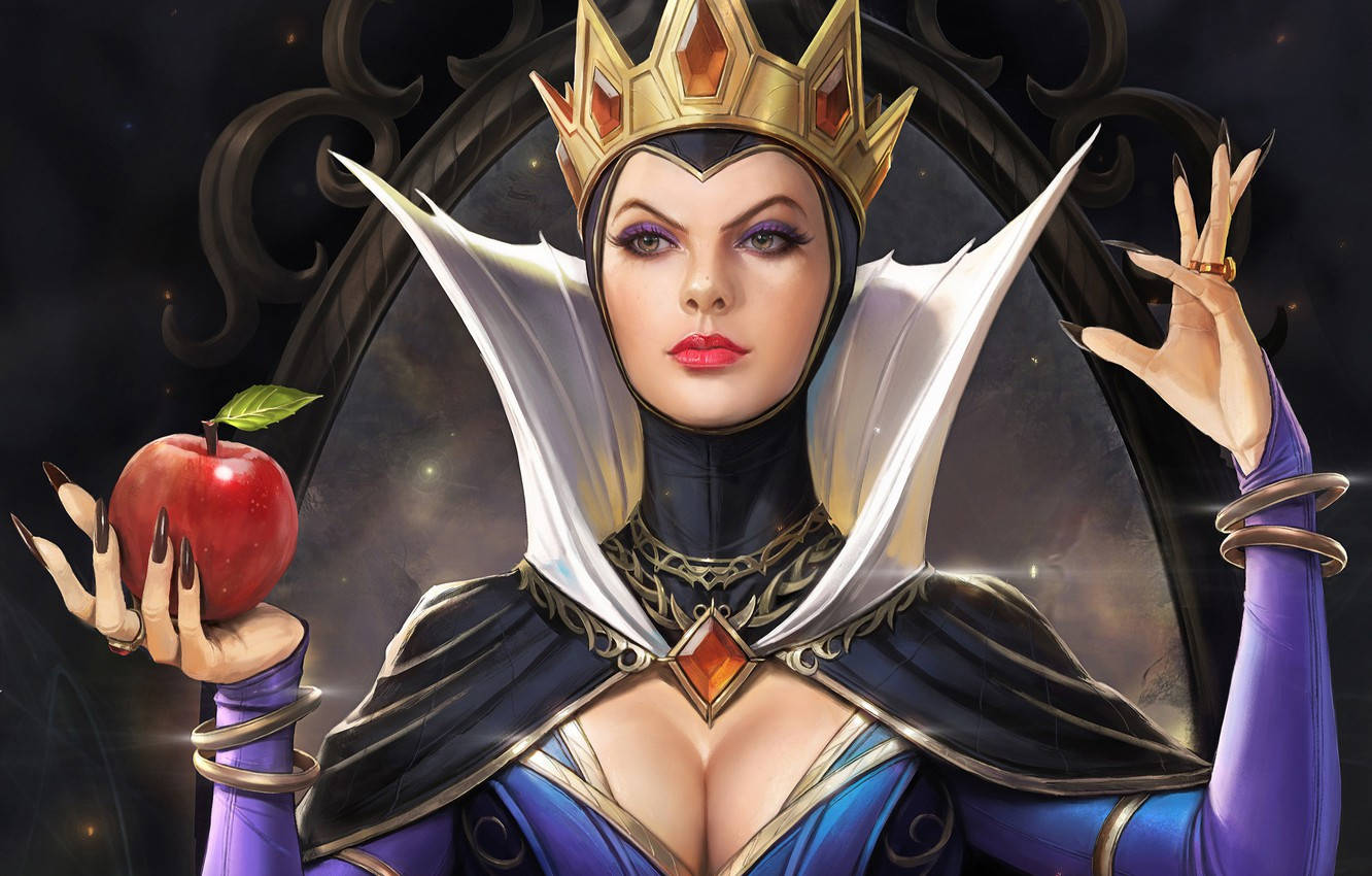 Snow White And The Seven Dwarfs Evil Queen Background