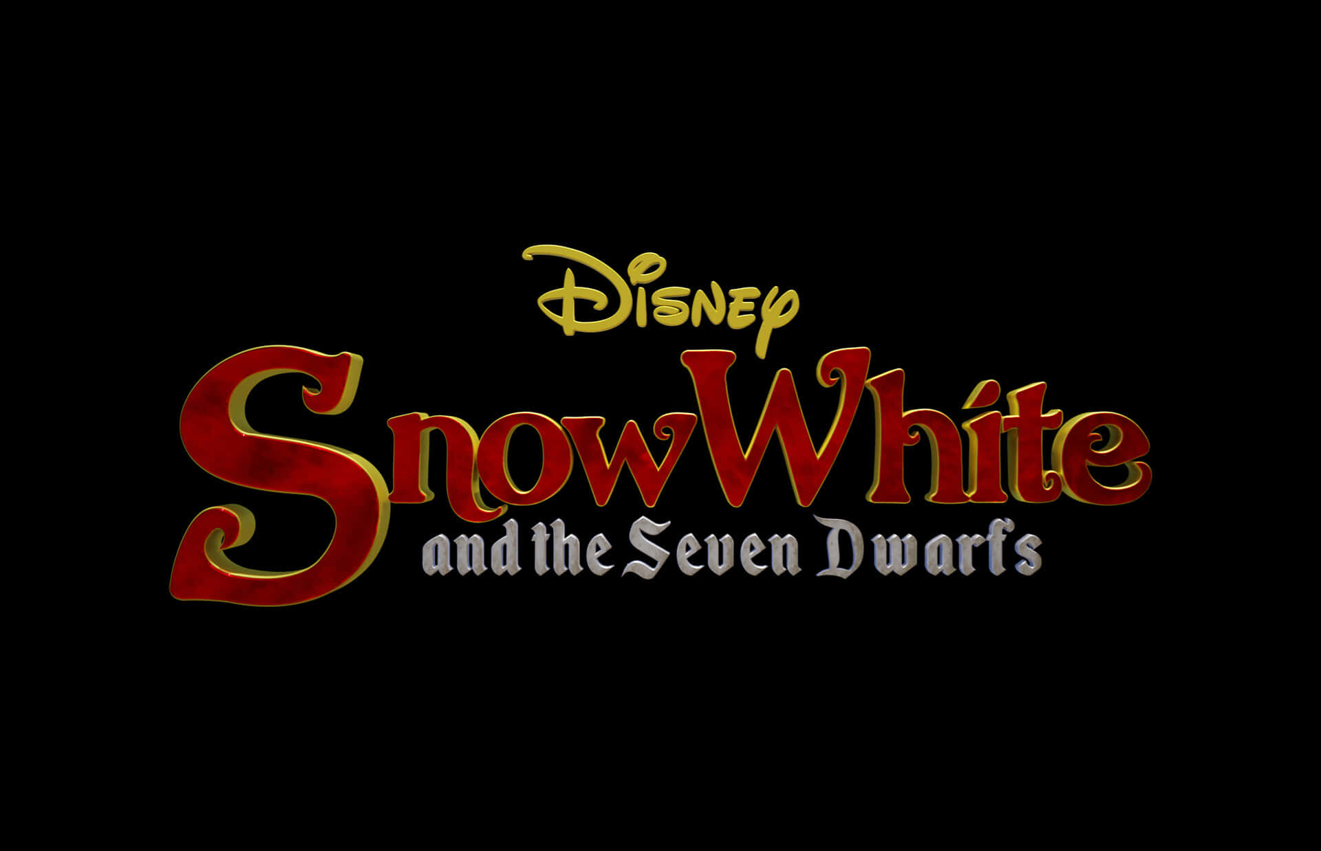 Snow White And The Seven Dwarfs Logo Background