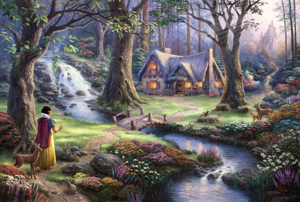 Snow White In Forest Disney Desktop