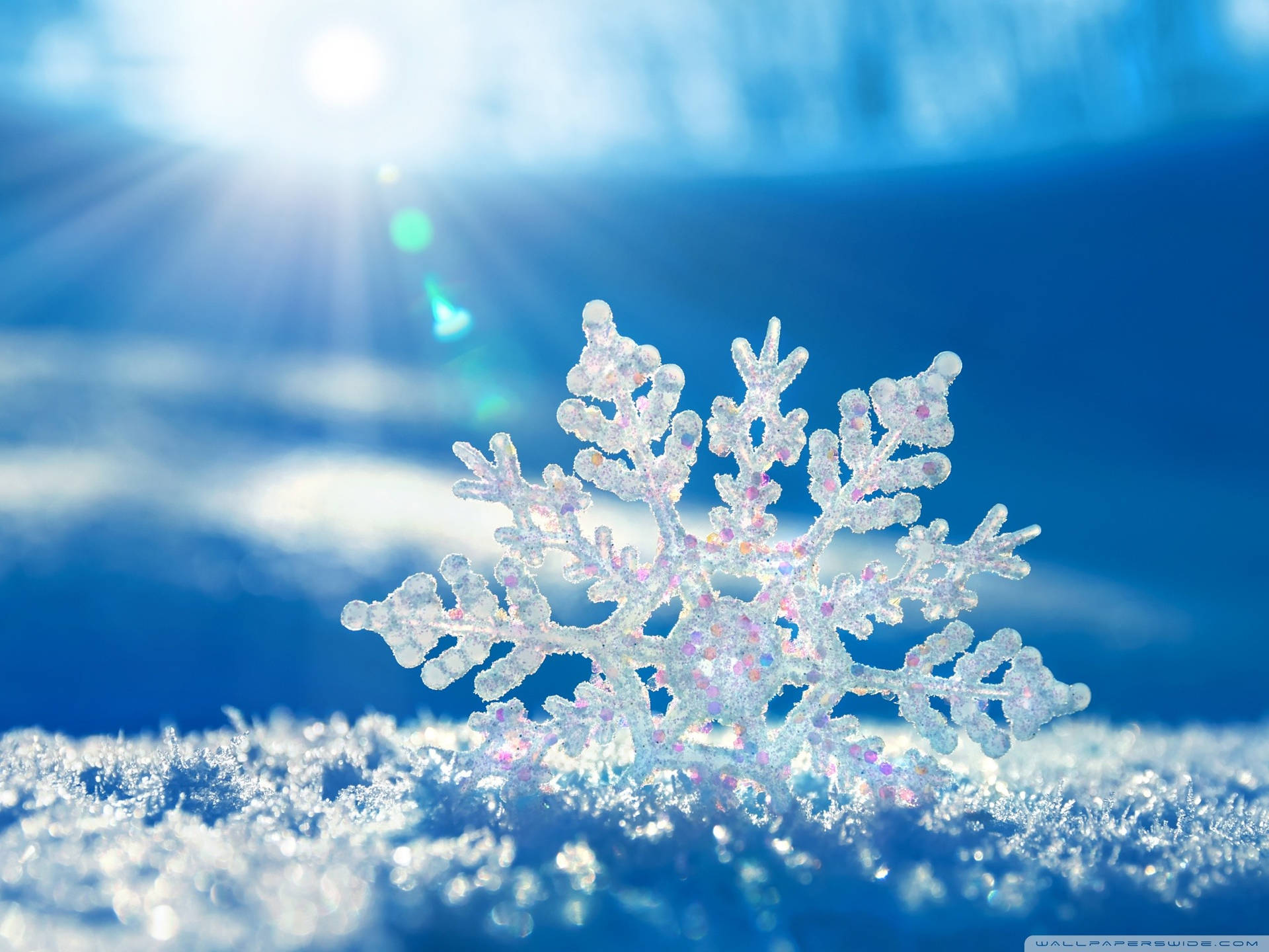 Snowflake Winter Desktop