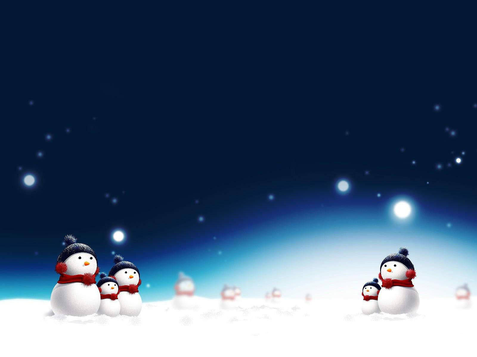 Snowman Families Background