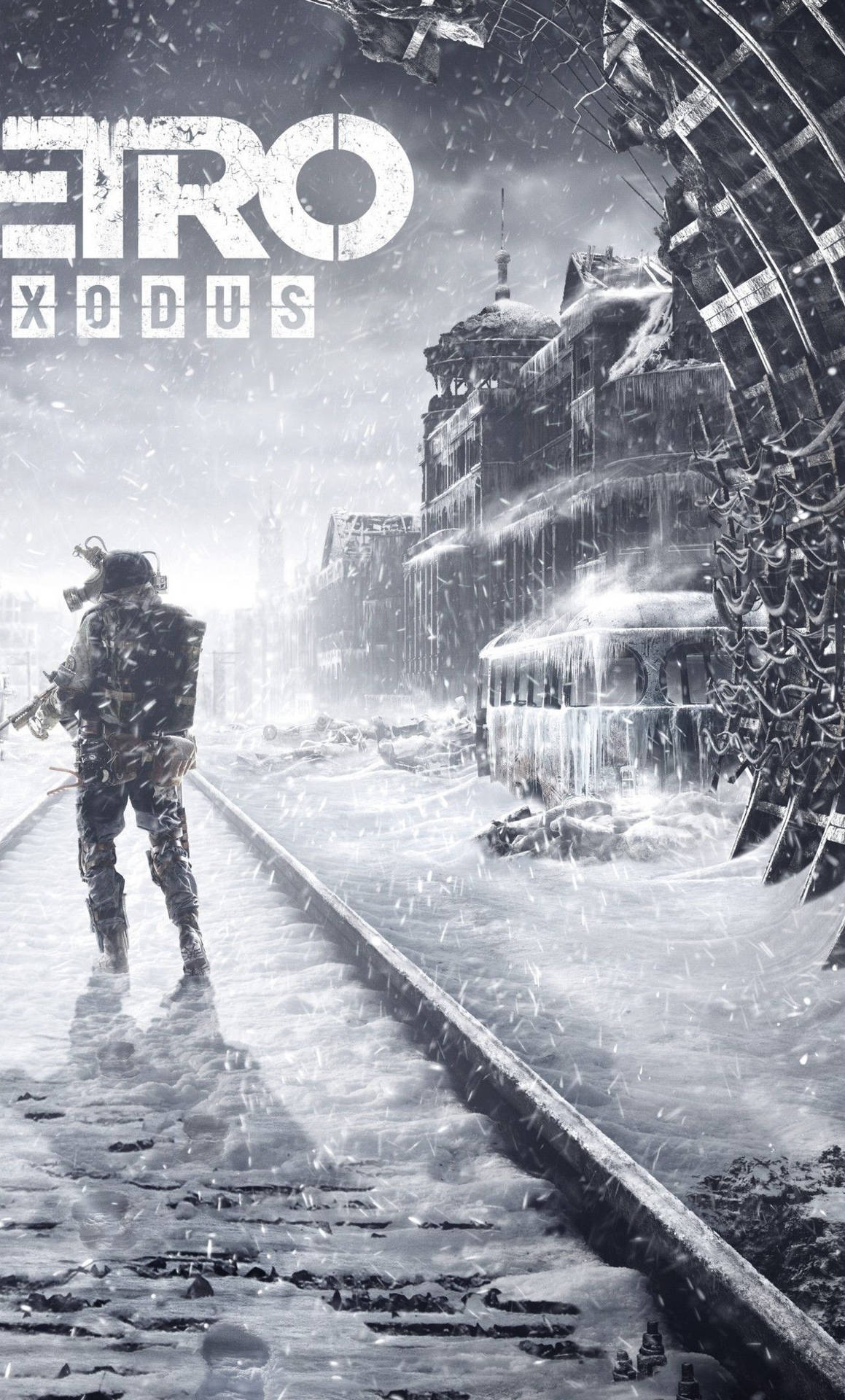 Snowy Metro Exodus Soldier Background