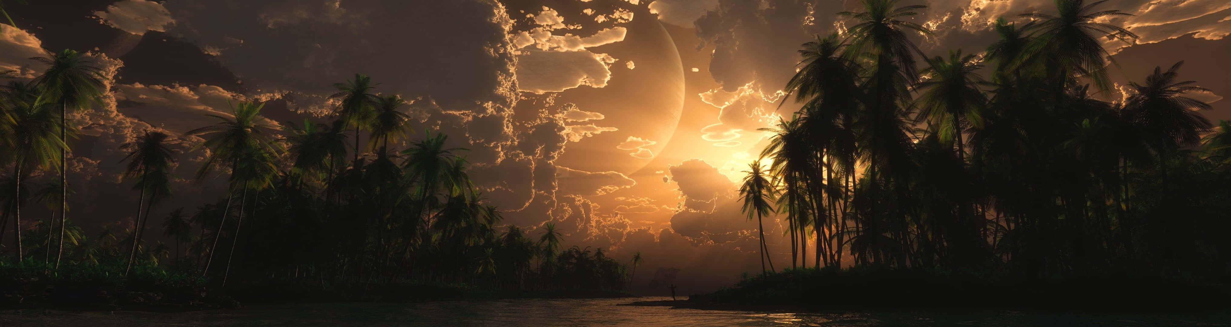 Snowy Mountains At Dusk Background