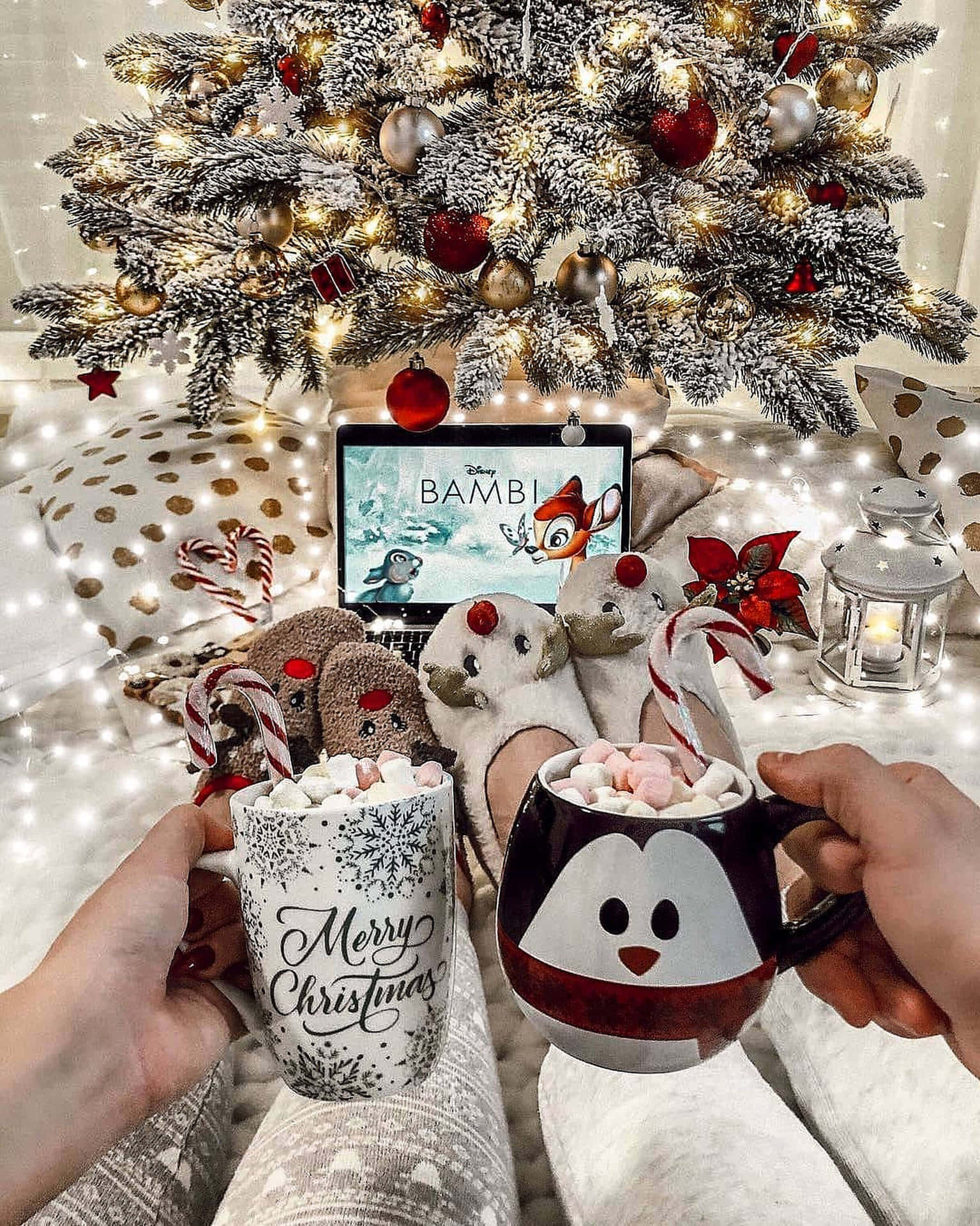 Snuggle Up And Enjoy The Coziest Of Christmas Celebrations Background