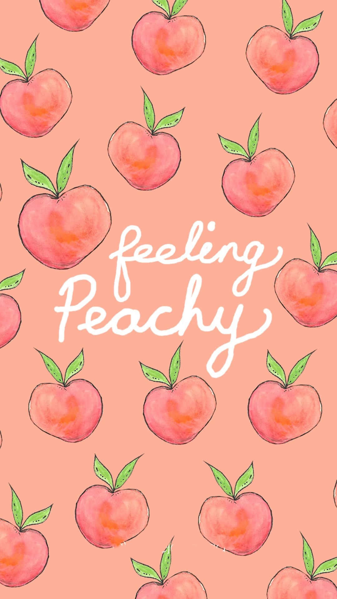 So Soft, So Sweet, So Vintage Peach Background