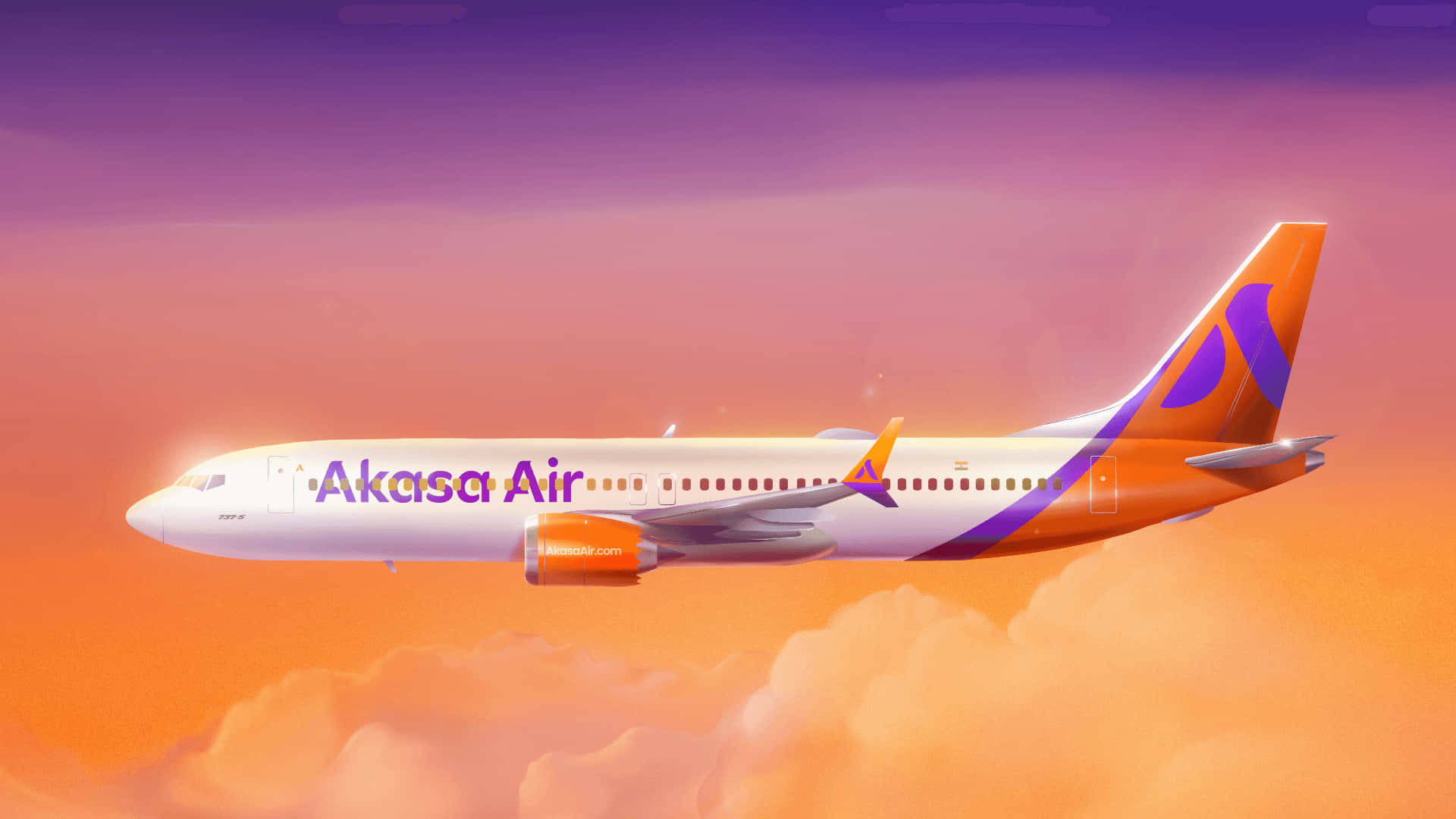 Soar Through The Air In Style Aboard A Pink Airplane. Background