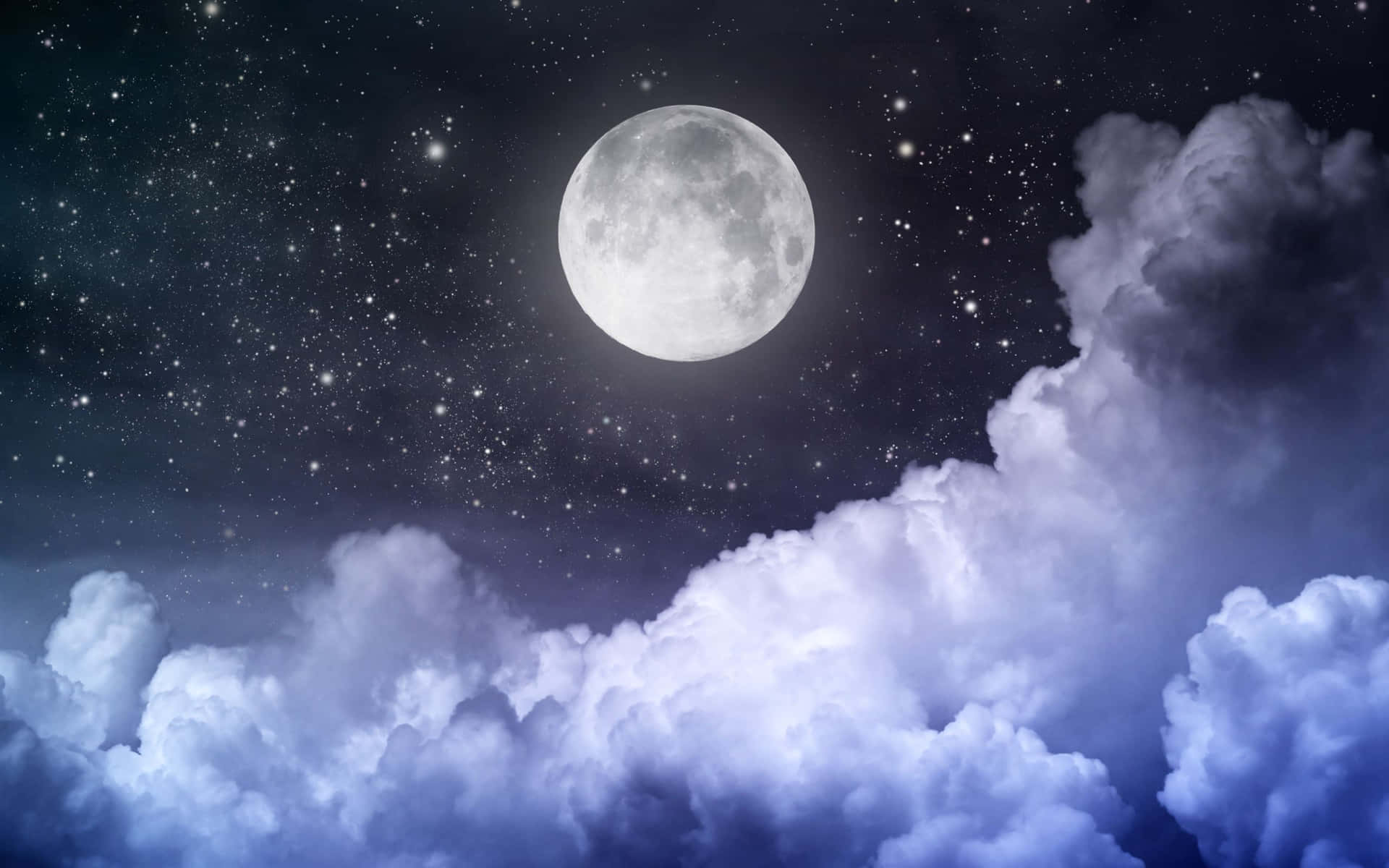 Soar To The Heights Of Imagination With This Cute Moon Background
