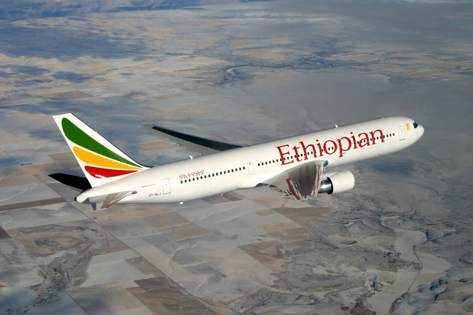 Soaring Ethiopian Airlines Airplane