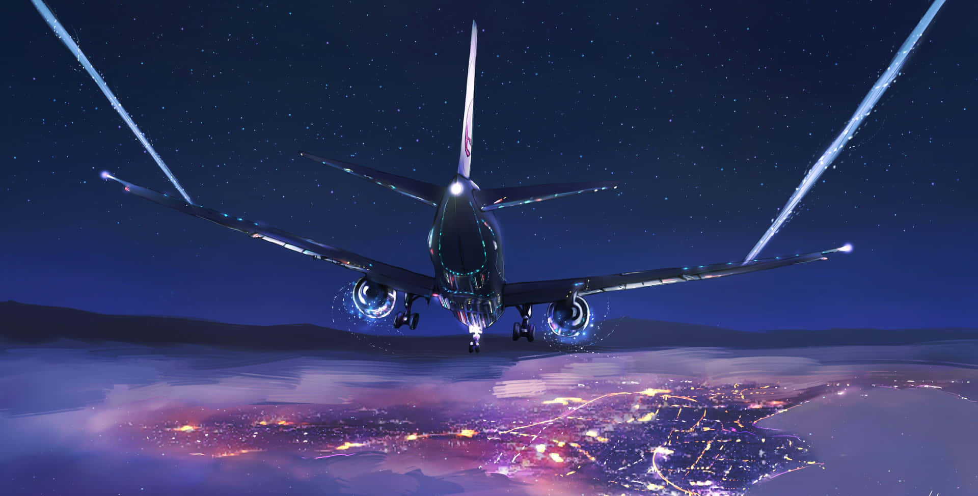 Soaring Through The Air At 4k Background