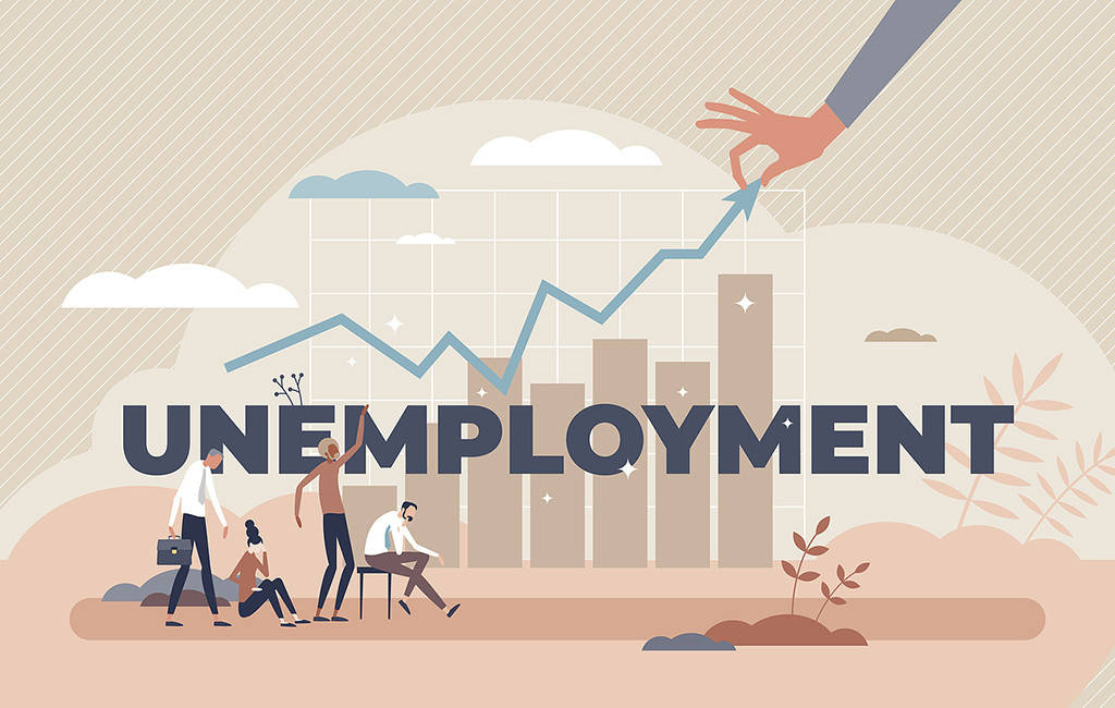 Soaring Unemployment Rates - Digital Artwork