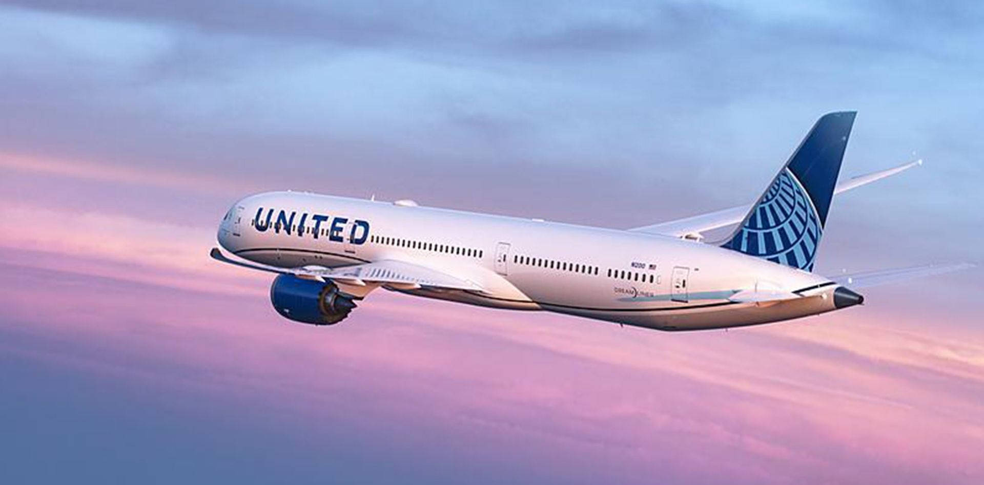 Soaring United Airplane