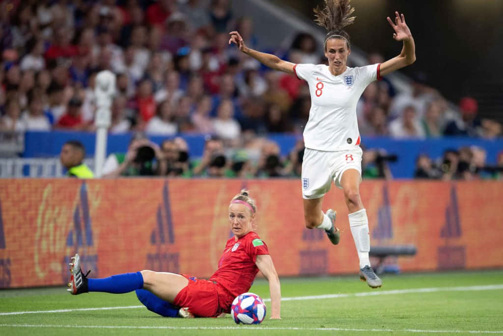 Soccer Action Becky Sauerbrunn Background