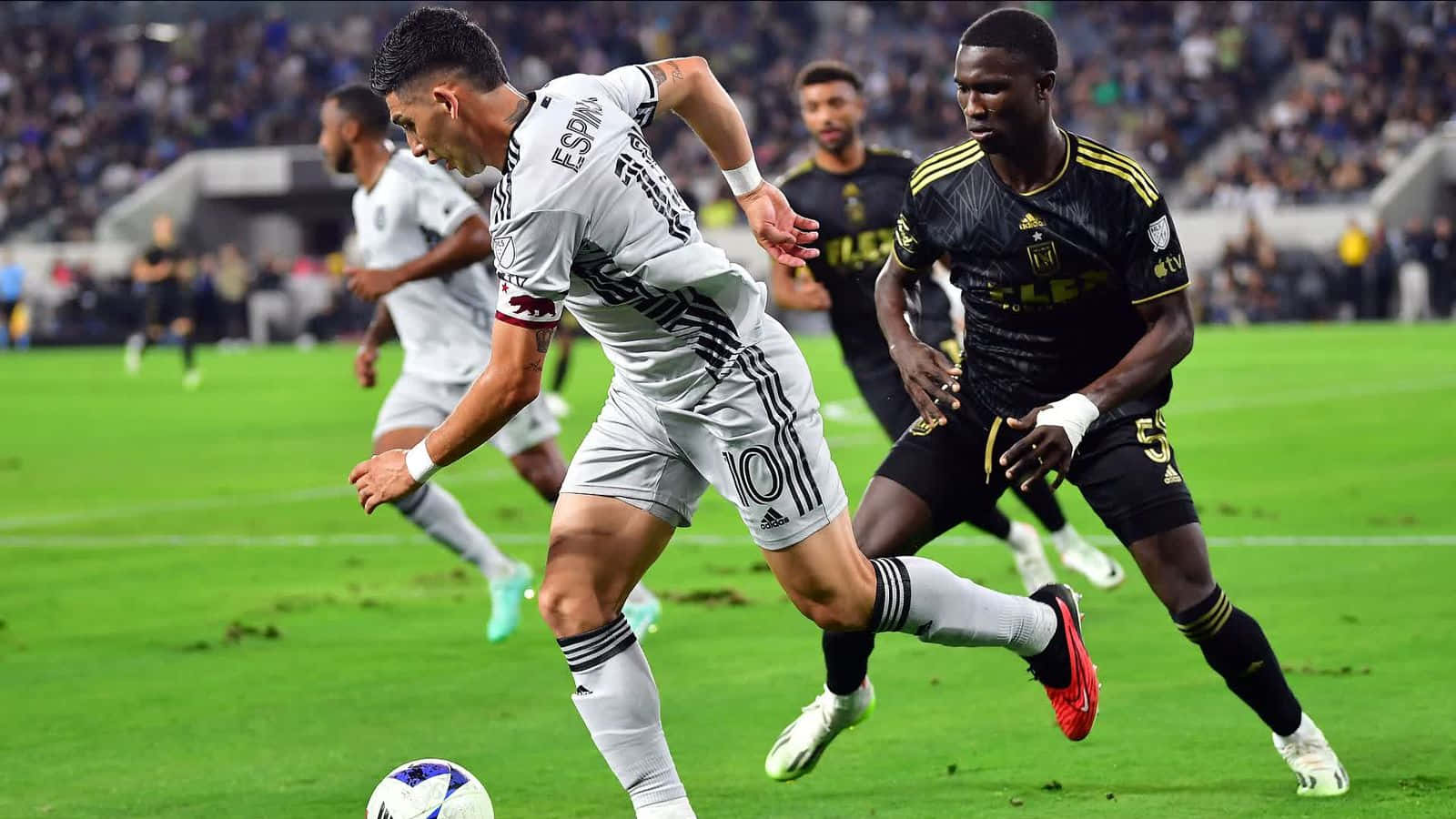 Soccer Action Cristian Espinoza Dribbling