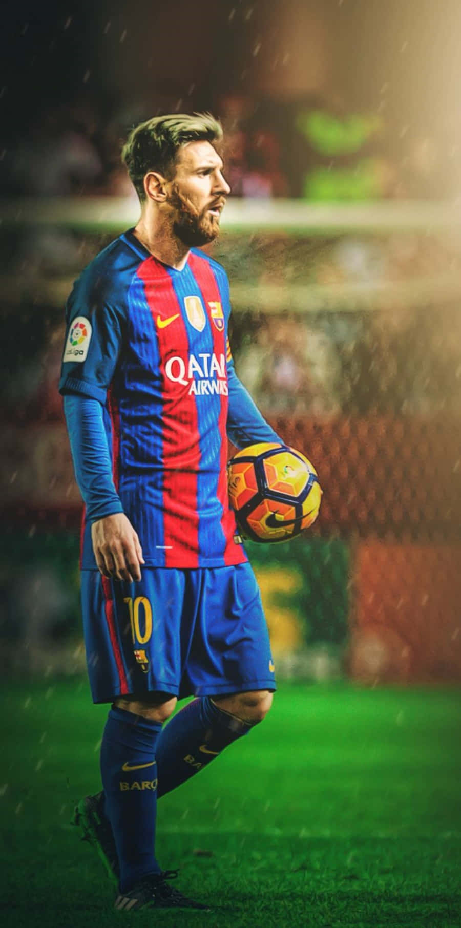 Soccer Aesthetic Lionel Messi Background