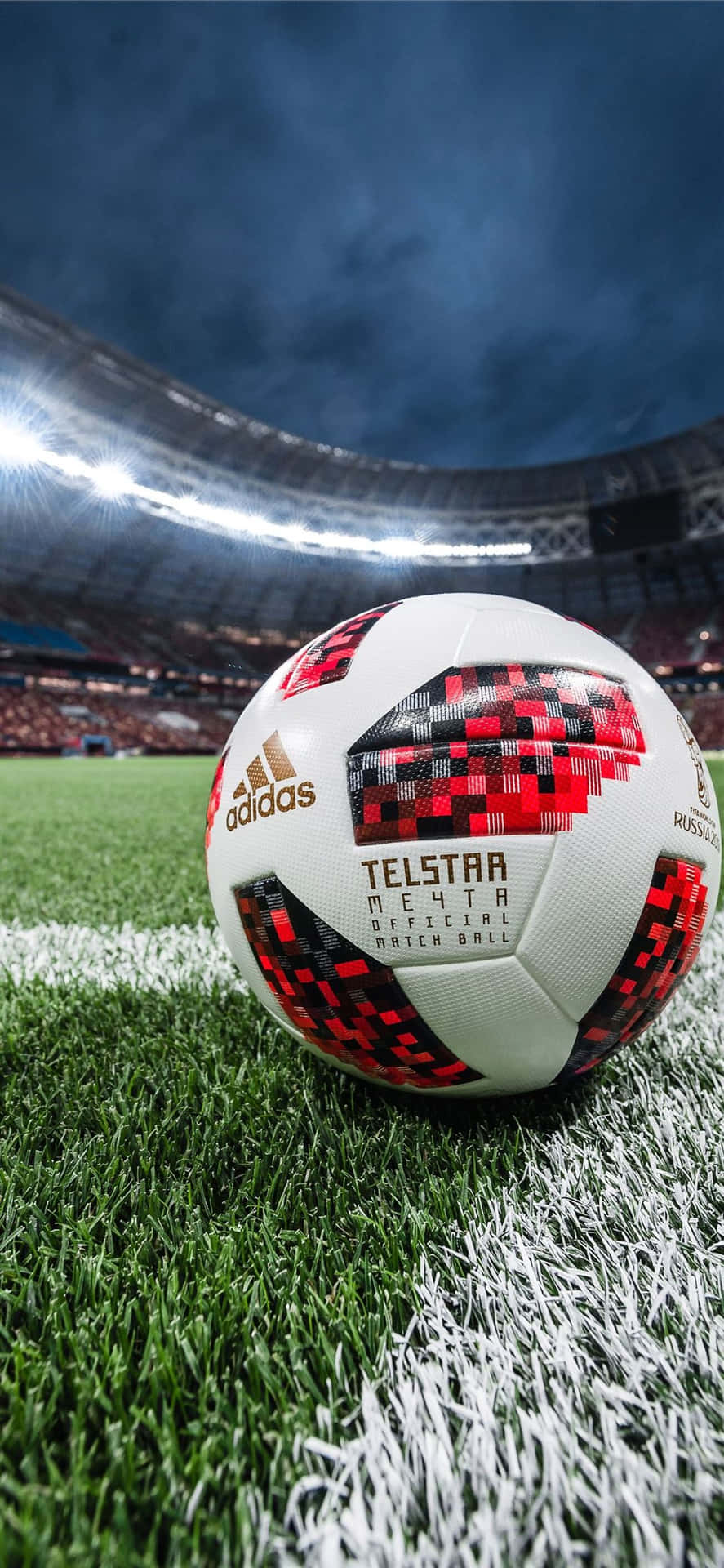 Soccer Aesthetic Soccer Ball White And Red Background
