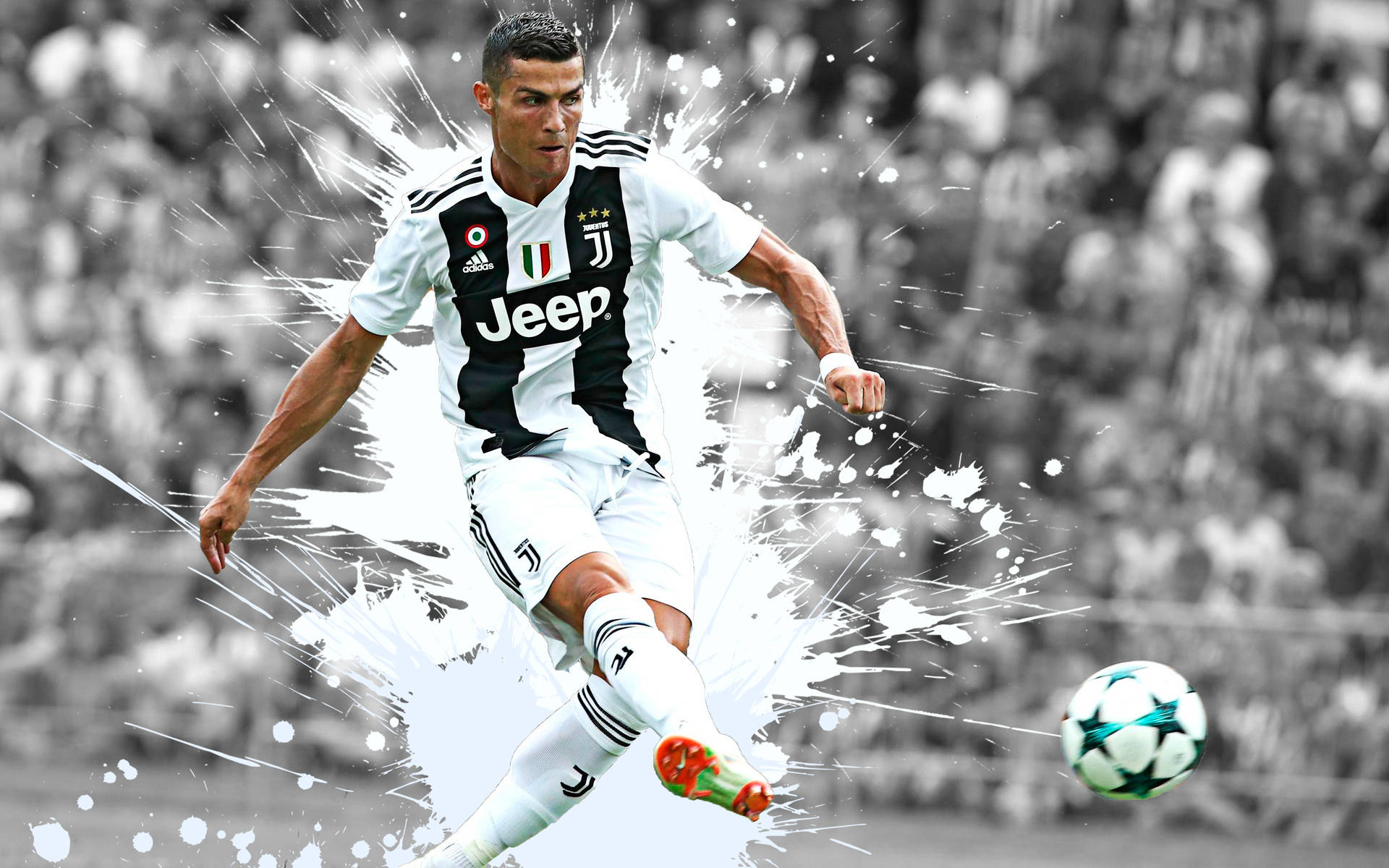Soccer Art Cristiano Ronaldo Hd 4k