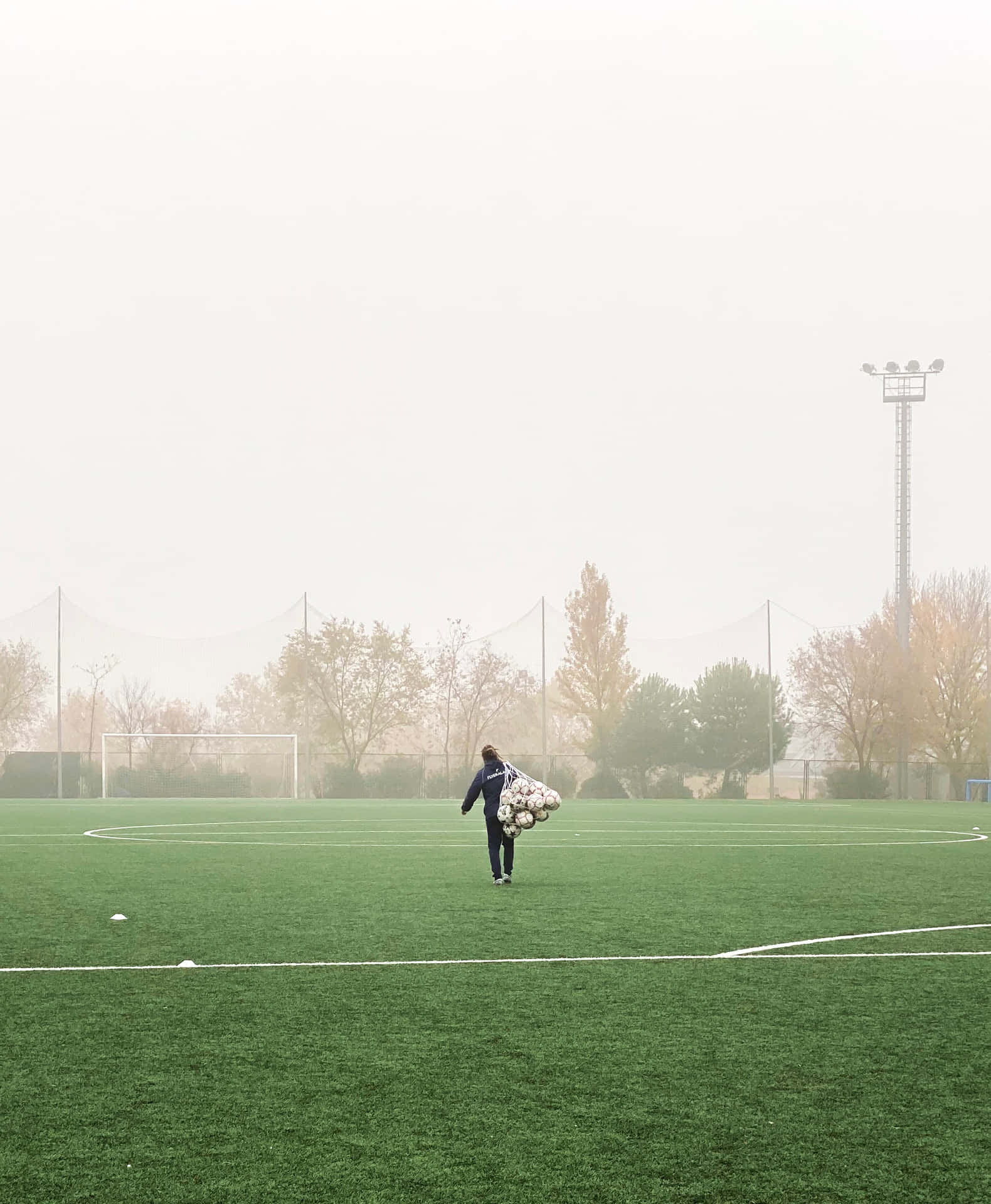 Soccer Balls For Training Background
