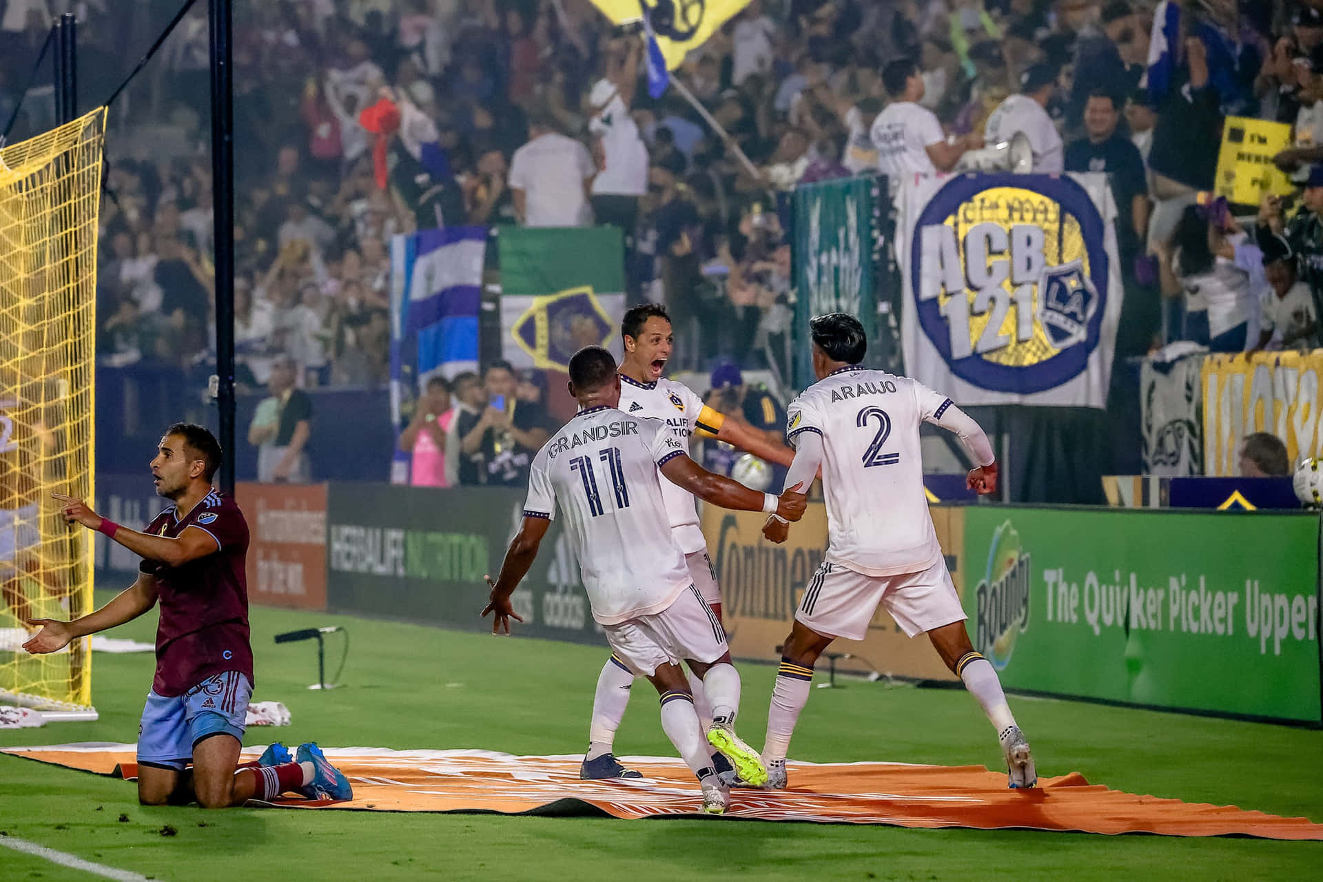 Soccer Celebration Grandsir Number11 Background
