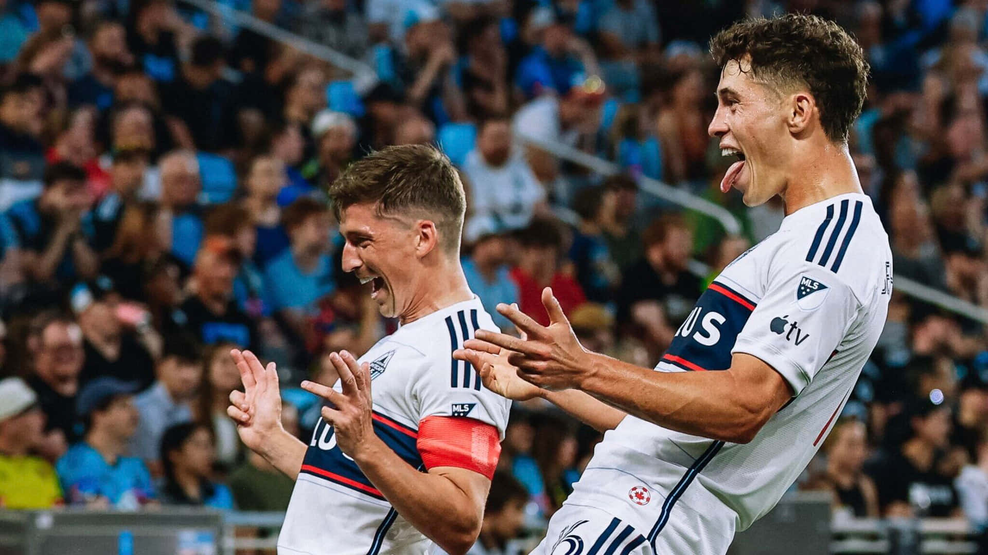 Soccer Celebration Moment Background