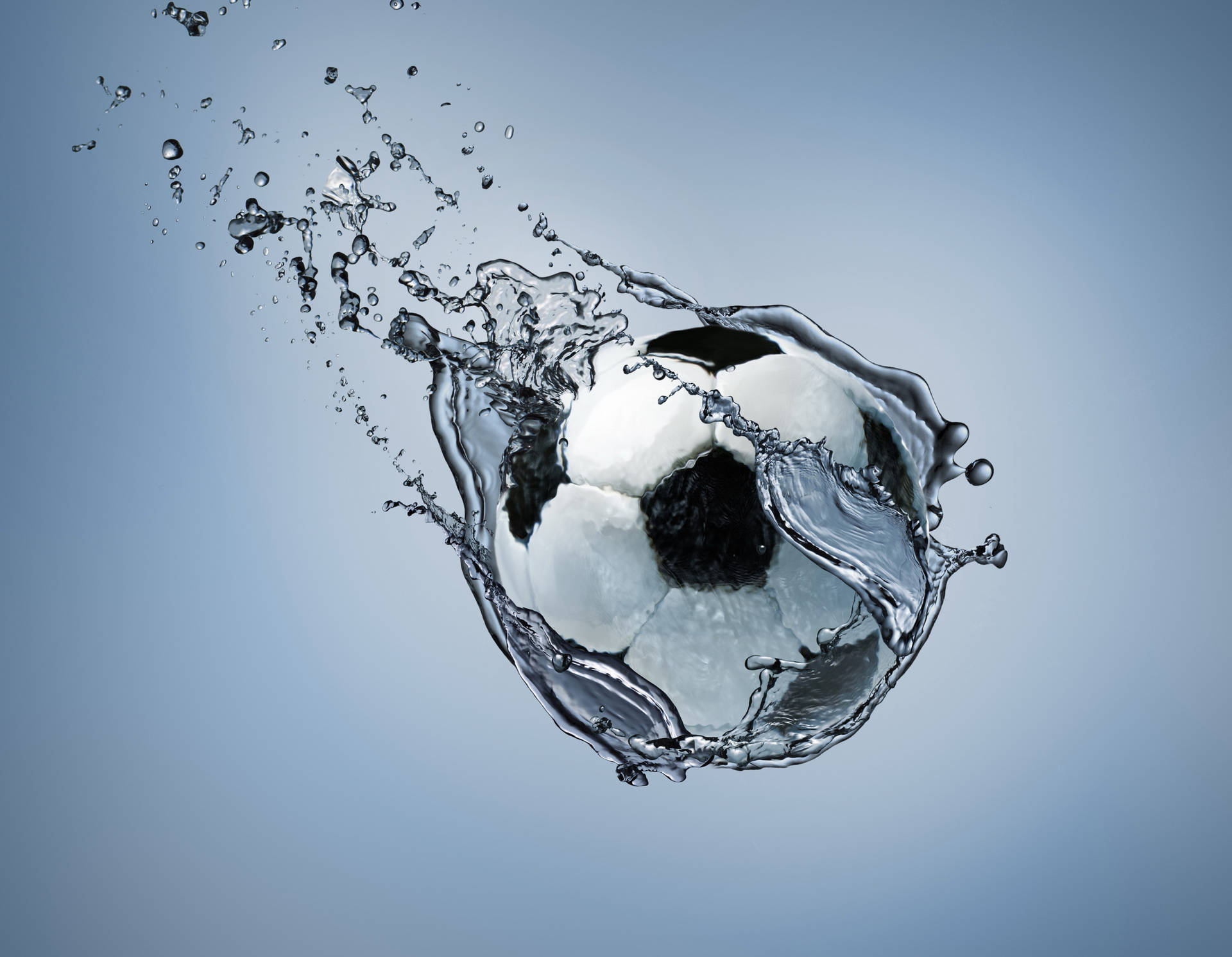Soccer Football Underwater Background