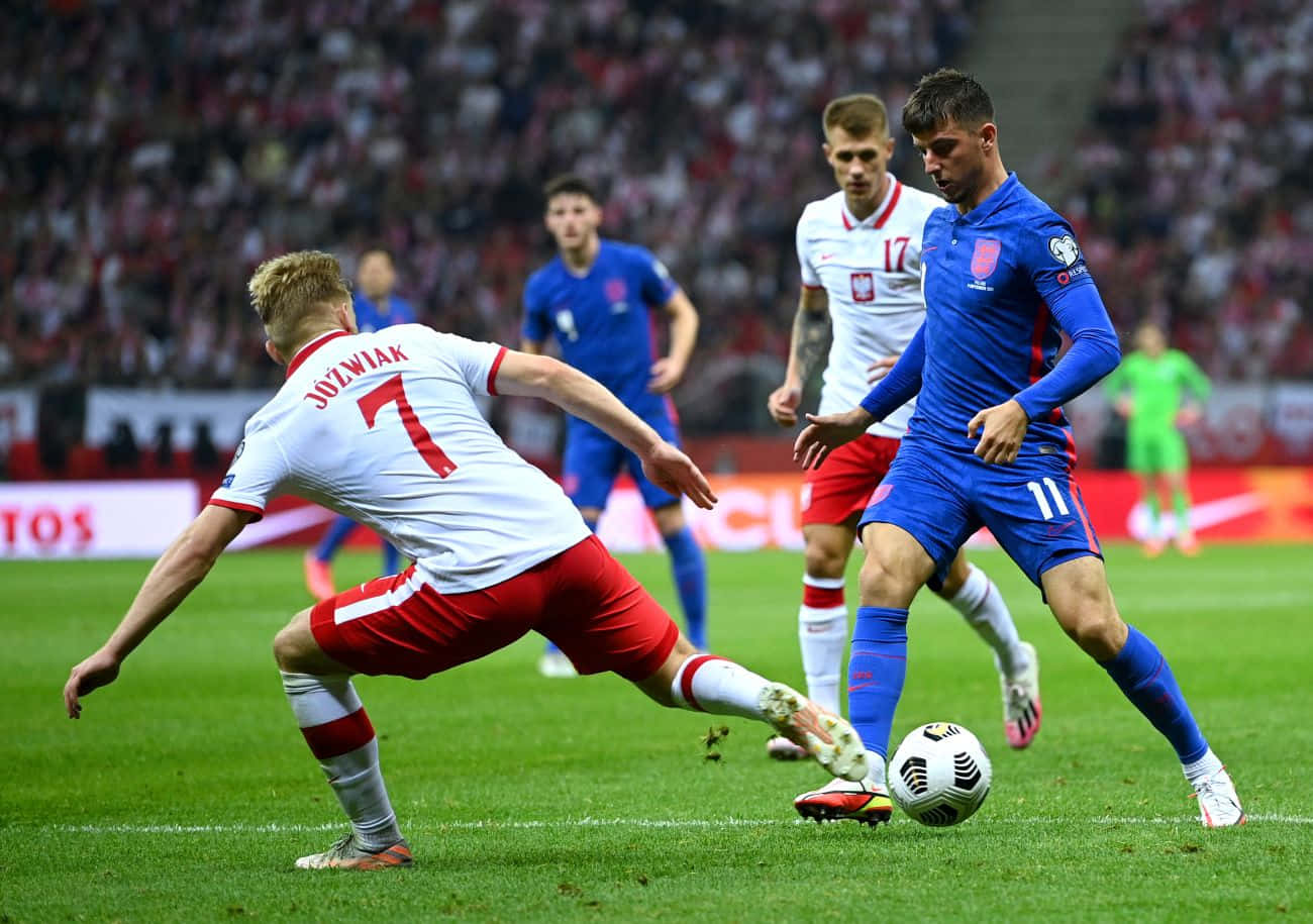 Soccer Match Action Kamil Jozwiak