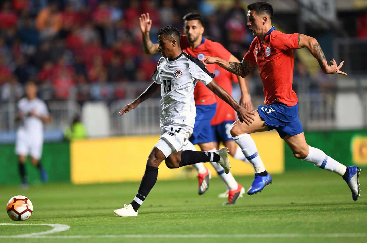 Soccer Match Intensity Action Background