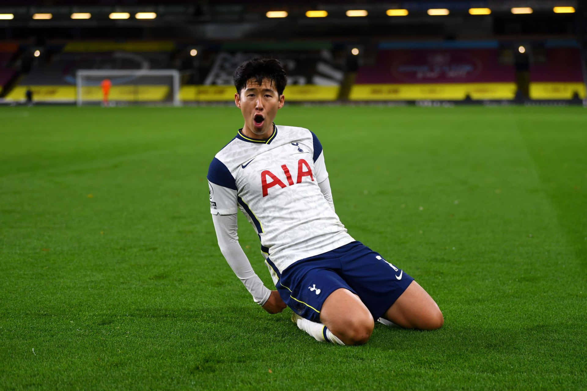 Soccer Player Celebration On Field