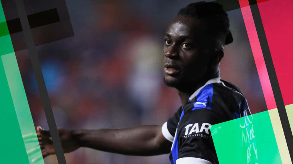 Soccer Player Concentration Background