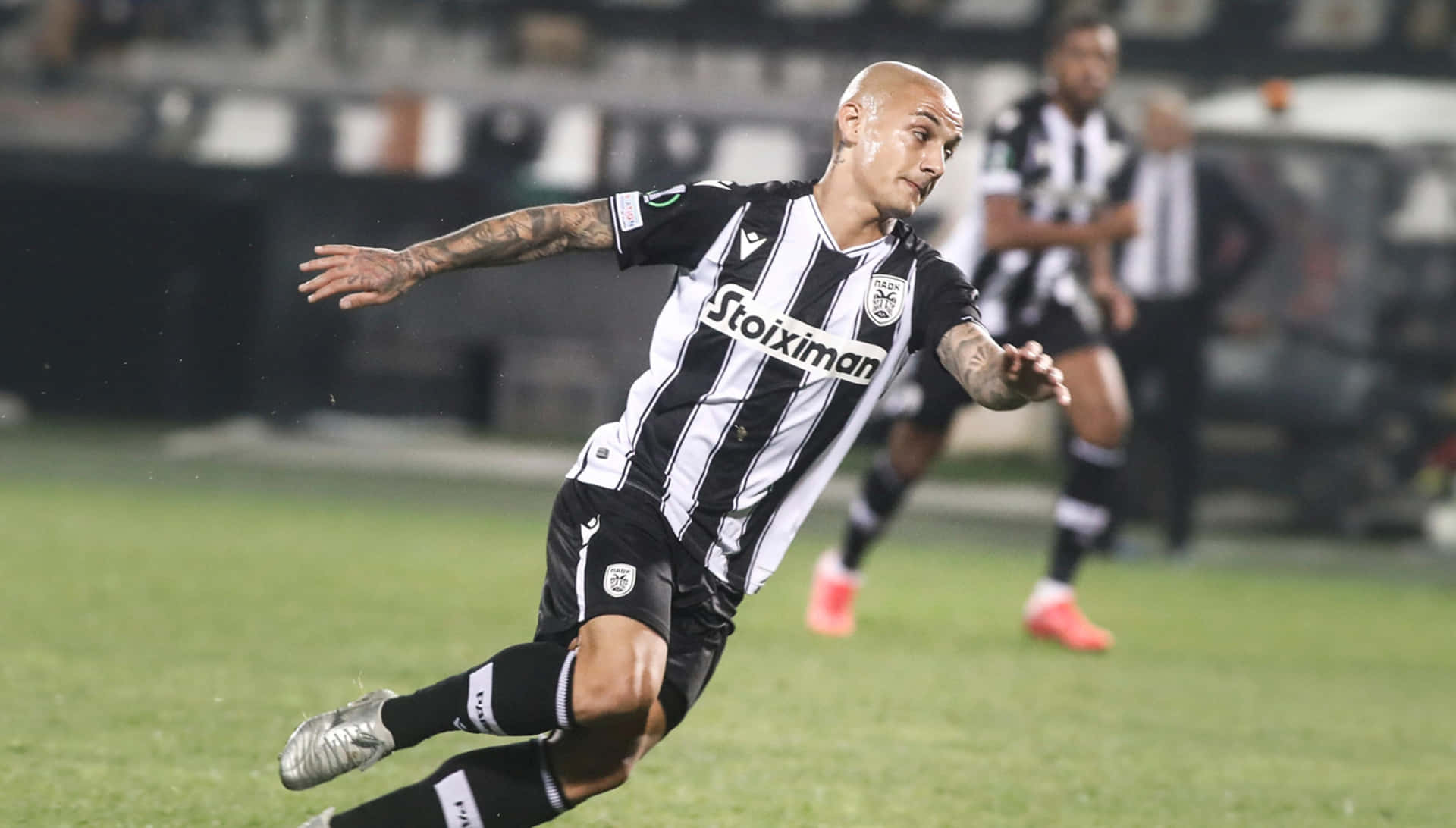 Soccer Player In Action During Match