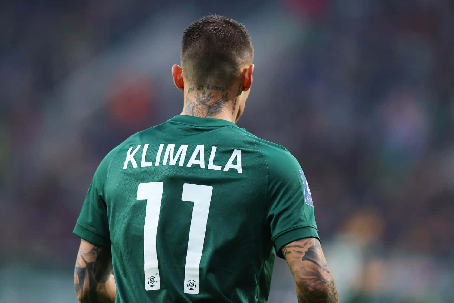 Soccer Player Klimala Number11 Jersey Background