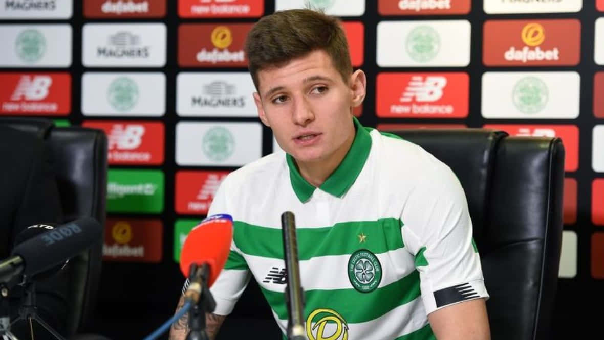 Soccer Player Press Conference Background