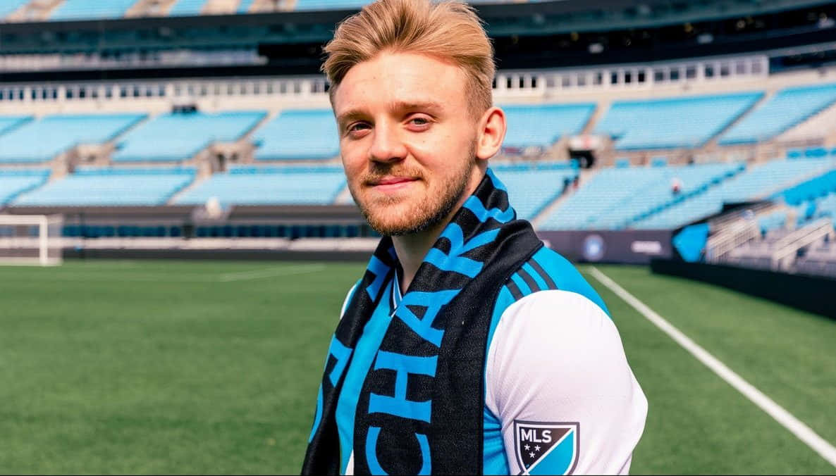 Soccer Player Stadium Backdrop