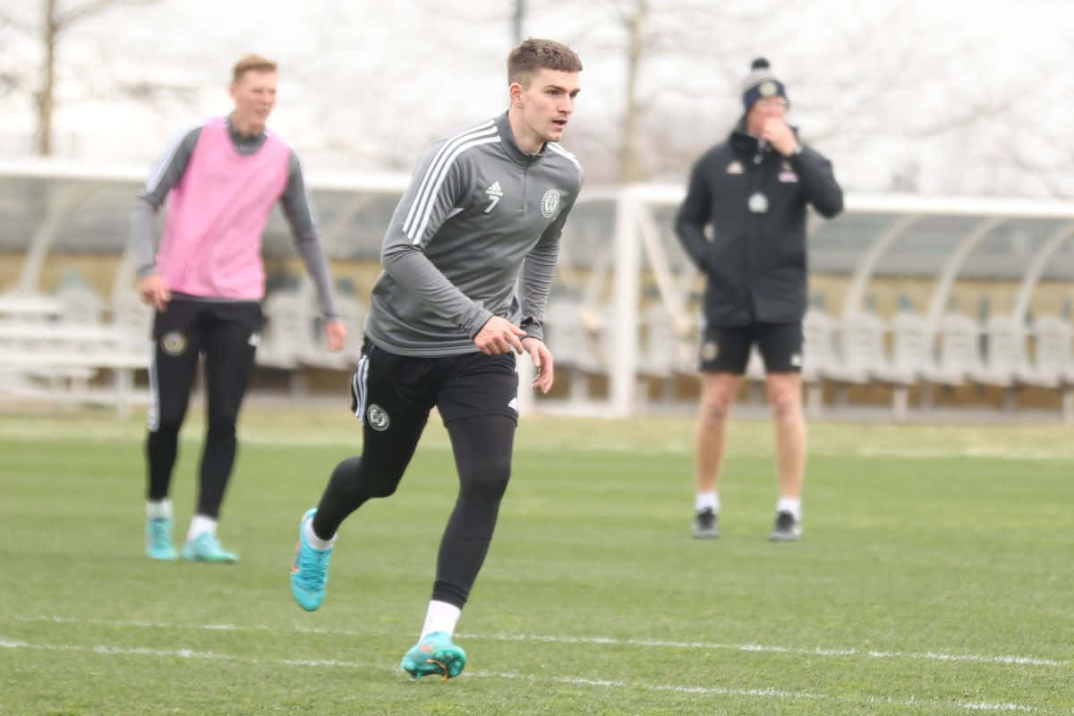 Soccer_ Player_ Training_ Session Background