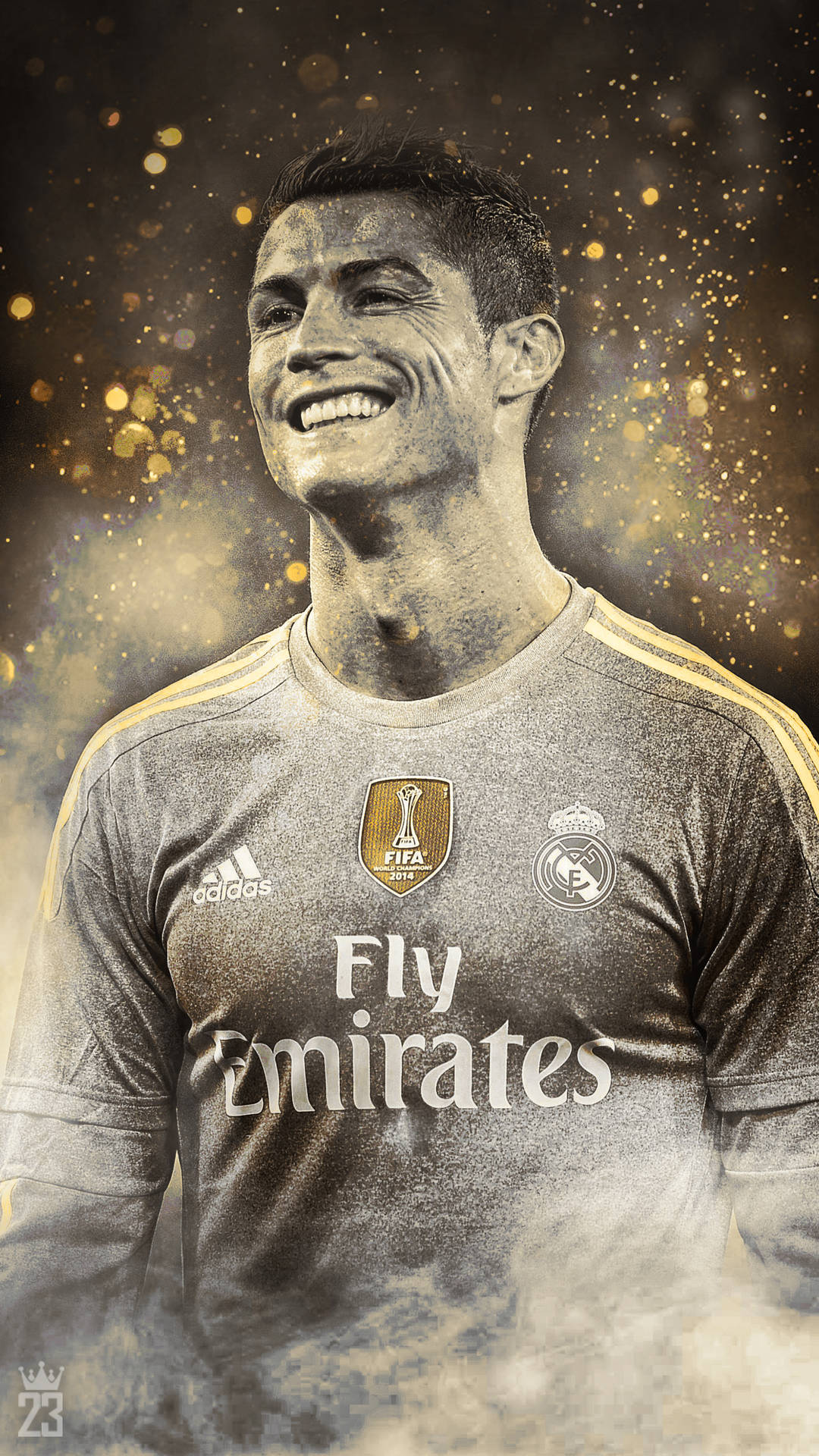 Soccer Players Ronaldo Art Background